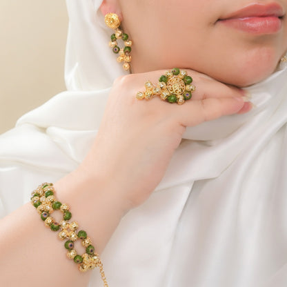 طقم مجوهرات العزة