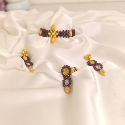 طقم مجوهرات الغالية